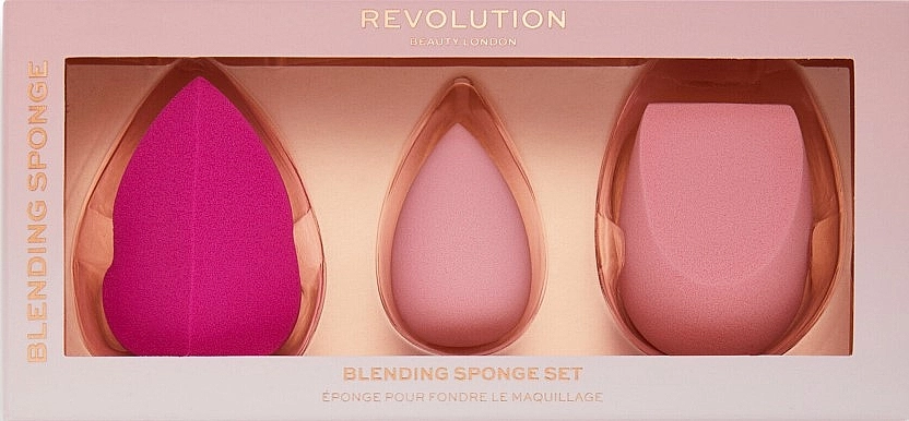 Makeup Revolution Набор спонжей для макияжа, 3 шт. Create Blending Sponge Set - фото N1