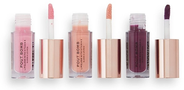 Makeup Revolution Sweet Candy Mini Pout Bomb Lip Gloss Set (lipgloss/3x2,2ml) Набір - фото N3