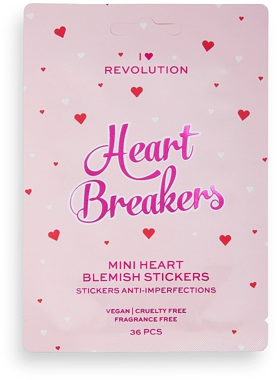 I Heart Revolution Очищувальні смужки для обличчя Heartbreakers Mini Blemish Stickers - фото N1
