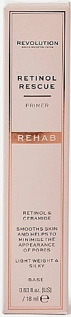 Makeup Revolution Rehab Retinol Rescue Primer Праймер для лица, скрывающий поры и несовершенства кожи - фото N3