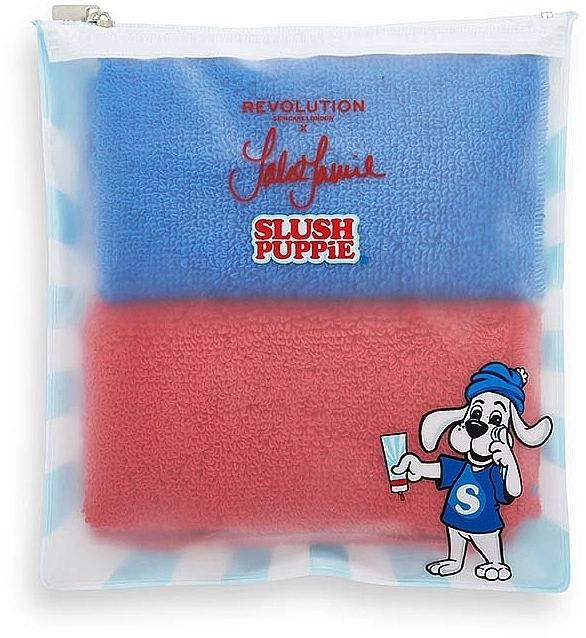 Revolution Skincare Рушники для зняття макіяжу, 2 шт. Jake Jamie Slush Puppie Collection Cleansing Cloths - фото N1