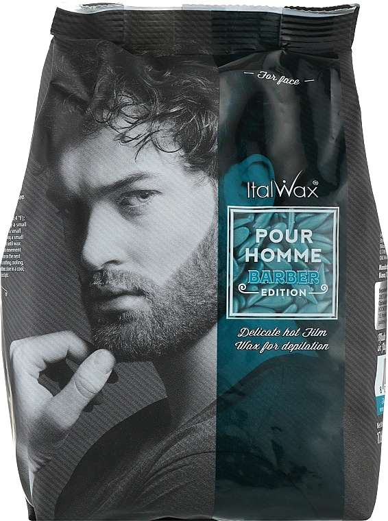 ItalWax Пленочный воск для депиляции лица в гранулах Film Wax Pour Homme Barber Edition - фото N1