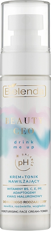 Bielenda Крем-тонік для обличчя, зволожувальний Beauty CEO Drink Me Up - фото N1