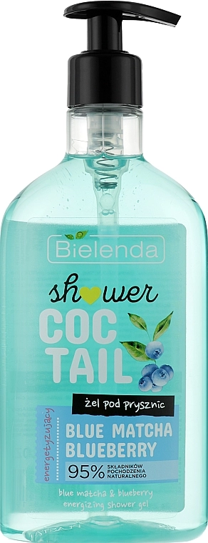 Bielenda Гель для душу "Чорниця" Coctail Shower Blue Matcha Blueberry - фото N1