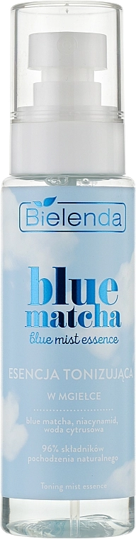 Эссенция тонизирующая для лица - Bielenda Blue Matcha Blue Mist Essence, 100 мл - фото N1