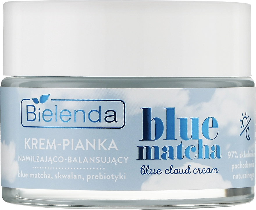 Крем-пена для лица - Bielenda Blue Matcha Blue Cloud Cream, 50 мл - фото N1