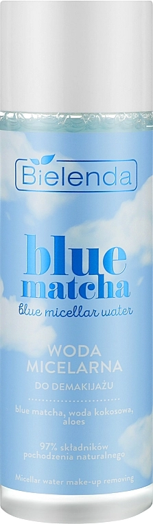 Bielenda Міцелярна вода для зняття макіяжу Blue Matcha Blue Micellar Water - фото N1