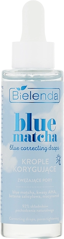 Bielenda Краплі, що звужують пори, для обличчя Blue Matcha Blue Drops - фото N1