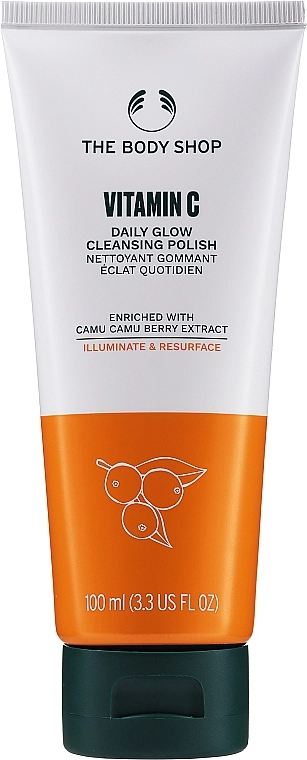 The Body Shop Отшелушивающий гель для умывания с витамином С Vitamin C Daily Glow Cleasing Polish Vegan - фото N1