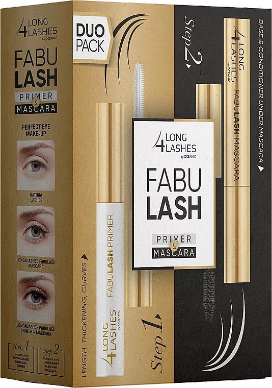 Long4Lashes Fabulash Set (mascara/10g + primer/9ml) Набор - фото N1