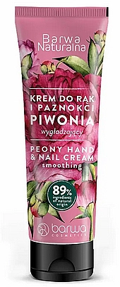 Barwa Разглаживающий крем для рук и ногтей с пионом Peony Cream - фото N1