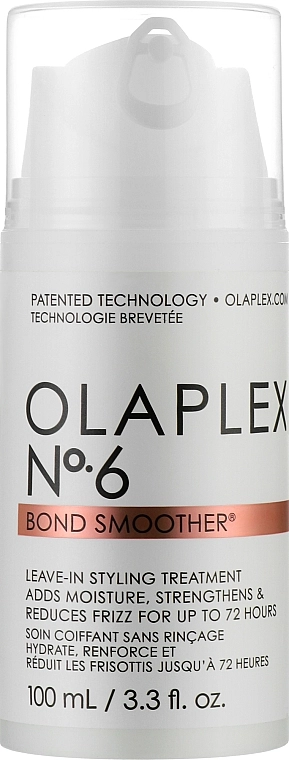 OLAPLEX Відновлювальний крем для укладання волосся (з помпою) Bond Smoother Reparative Styling Creme No. 6 - фото N1