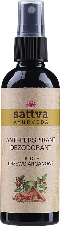Sattva Натуральний дезодорант на водній основі Oudh Anti-Perspirant - фото N1