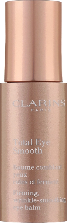 Бальзам против морщин для кожи вокруг глаз - Clarins Total Eye Smooth, 15 мл - фото N2