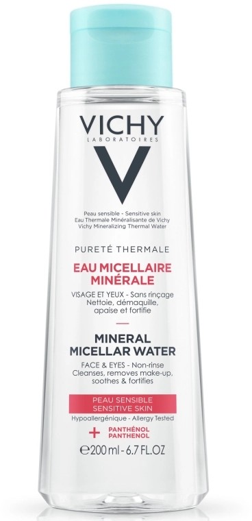 Vichy Purete Thermale Mineral Micellar Water Мицеллярная вода для чувствительной кожи лица и глаз - фото N1