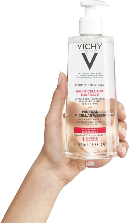 Vichy Purete Thermale Mineral Micellar Water Purete Thermale Solution Micellaire Demaquillante 3in1 - фото N6