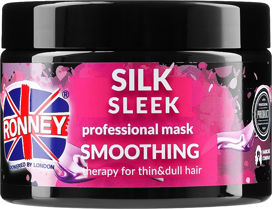 Ronney Professional Маска для волос с протеинами шелка Silk Sleek Smoothing Mask - фото N1