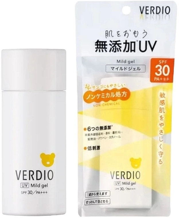 Omi Brotherhood М'який сонцезахисний санскрин-гель Verdio Uv Mild SPF30 - фото N3