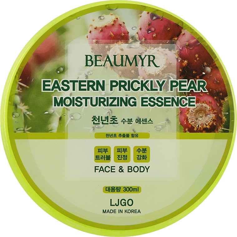 Beaumyr Багатофункціональний гель-есенція для тіла та обличчя з екстрактом опунції Eastern Prickly Pear Moisturizing Essense Face & Body - фото N1