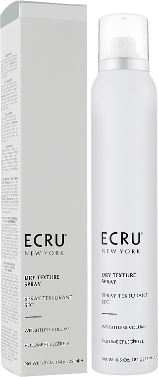 ECRU New York Сухой спрей для волос Texture Dry Texture Spray Weightless Volume - фото N4
