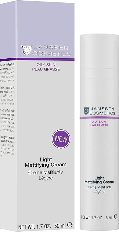 Janssen Cosmetics Легкий матирующий крем для лица Light Mattifying Cream - фото N2