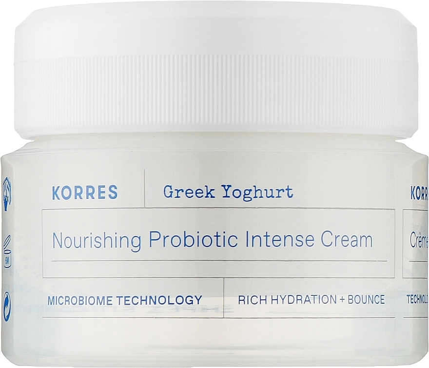 Korres Интенсивный питательный крем для лица с пробиотиками Greek Yoghurt Nourishing Probiotic Intense Cream - фото N1