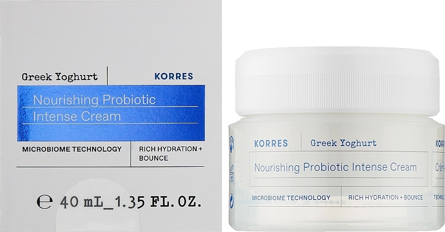 Korres Интенсивный питательный крем для лица с пробиотиками Greek Yoghurt Nourishing Probiotic Intense Cream - фото N2