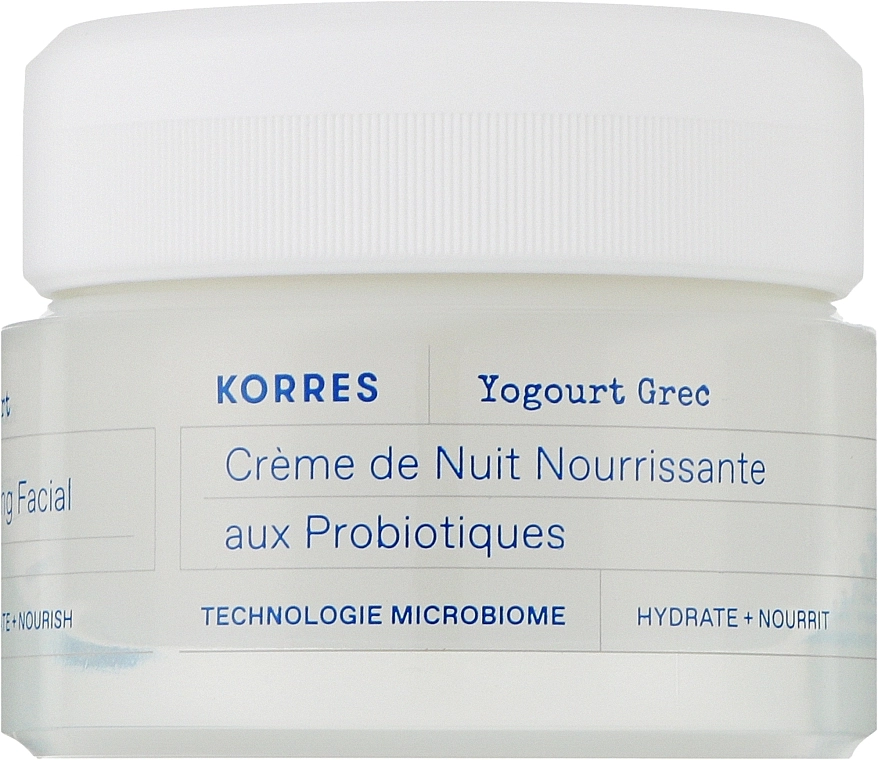 Korres Ночной крем для лица с пробиотиками Greek Yoghurt Probiotic Quench Sleeping Facial - фото N1