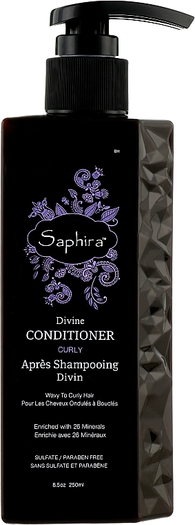 Saphira Кондиционер для кудрявых волос Divine Curly Conditioner - фото N3