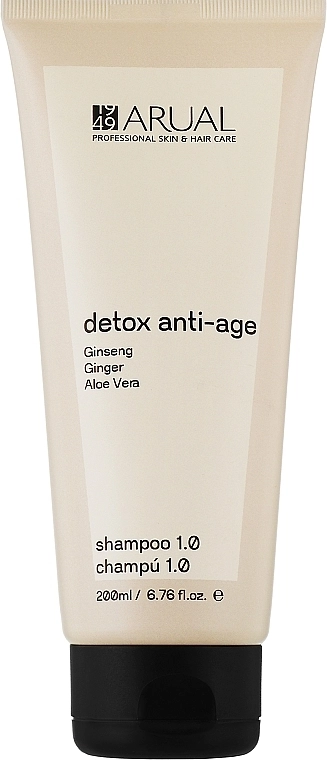 Arual Відлущувальний шампунь проти забруднення Detox Anti-age Shampoo - фото N1
