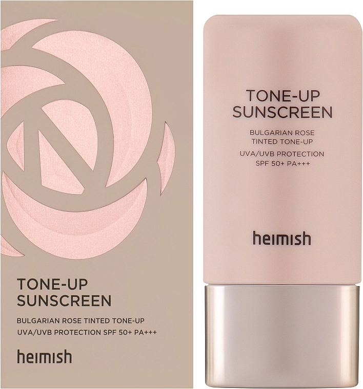 Heimish Bulgarian Rose Tone-up Sunscreen SPF50+ Солнцезащитный тонирующий праймер с розой - фото N2