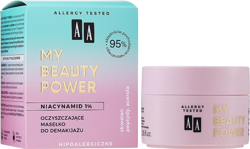 AA My Beauty Power Cleansing Balm Очищающее масло для снятия макияжа - фото N2