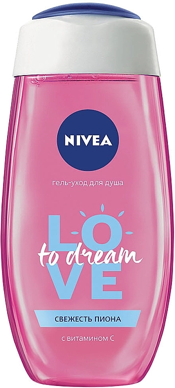 Nivea Гель-догляд для душу "Свіжість півонії" Love To Dream - фото N1