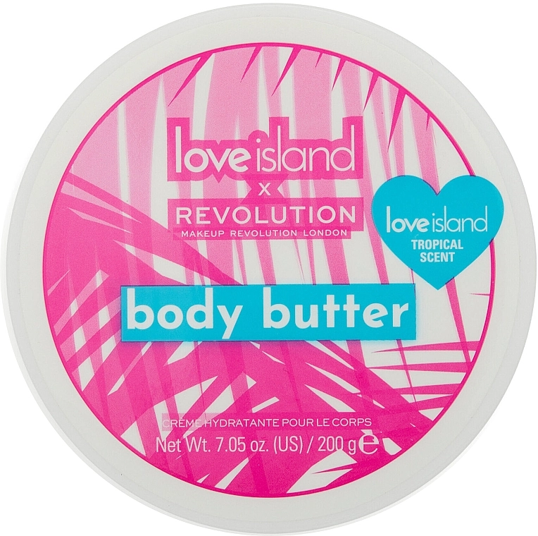 Makeup Revolution Олія для тіла x Love Island Body Butter Beach Bum - фото N1