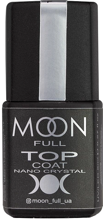 Moon Топ для гель-лаку Full Nano Crystal Top Coat - фото N1