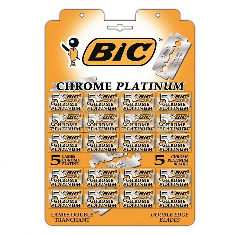 BIC Набір лез для станка "Chrome Platinum", 5x20 шт. - фото N1