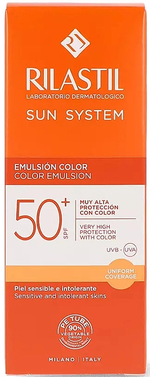 Rilastil Емульсія для обличчя Sun System Colour Emulsion SPF50+ - фото N2