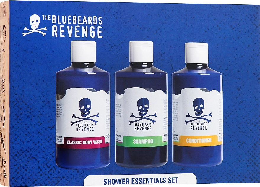 The Bluebeards Revenge Набор Shower & Styling Set (shov/gel/300ml + shm/300ml + cond/300ml) - фото N1