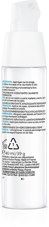La Roche-Posay Легкий успокаивающий увлажняющий уход для гиперчувствительной и склонной к аллергии нормальной кожи лица и кожи вокруг глаз La Roche Posay Toleriane Dermallergo Light Cream - фото N3