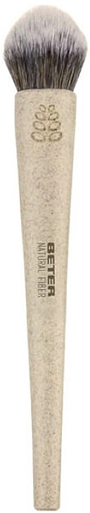 Beter Пензель для рум'ян, бежевий Natural Fiber Yachiyo Blush Brush Beige - фото N1