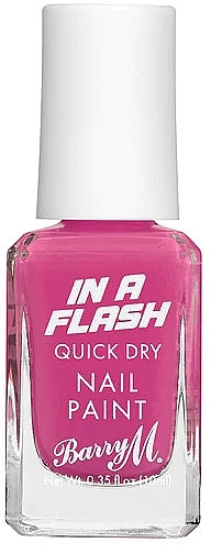 Barry M Лак для ногтей In A Flash Quick Dry Nail Paint - фото N1