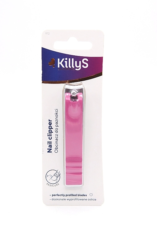 KillyS Кніпсер для нігтів 963972, великий, рожевий - фото N1