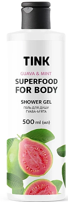 Tink Гель для душу "Гуава-м'ята" Superfood For Body Shower Gel - фото N1