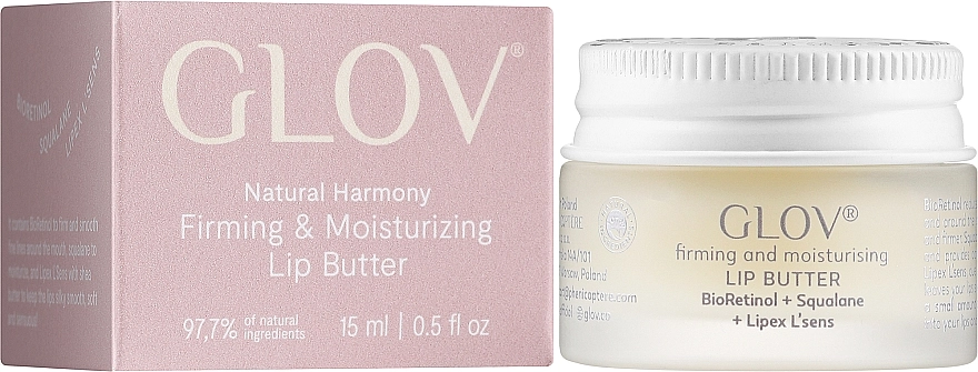 Glov Масло для губ Firming And Moisturising Lip Bautter - фото N2