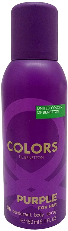 Benetton Colors De Purple Дезодорант - фото N1
