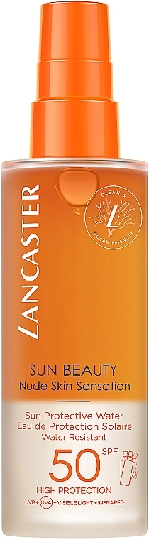 Lancaster Сонцезахисний спрей Protector Solar Sun Beauty Sun Protective Water SPF50 - фото N1