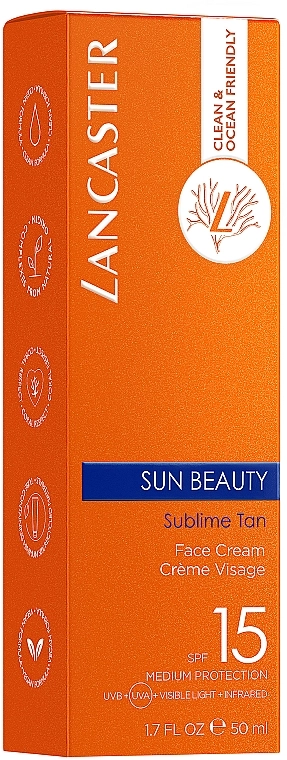 Lancaster Солнцезащитный крем для лица Sun Beauty SPF15 - фото N3