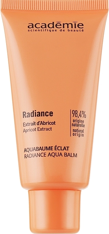 Бальзам для лица с экстрактом абрикоса - Academie Radiance Aqua Balm Eclat 98.4% Natural Ingredients, 50 мл - фото N1