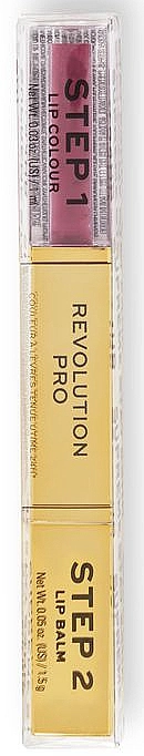 Revolution Pro Supreme Stay 24h Lip Duo Двостороння помада-бальзам - фото N2