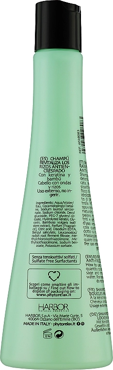 Phytorelax Laboratories Шампунь для в'юнкого волосся Keratin Curly Revive Your Curls Anti-Frizz Shampoo - фото N2